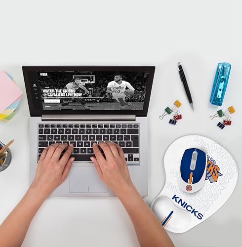 NBA Wireless Mouse and Mouse Pad Combo with Ergonomic Design
