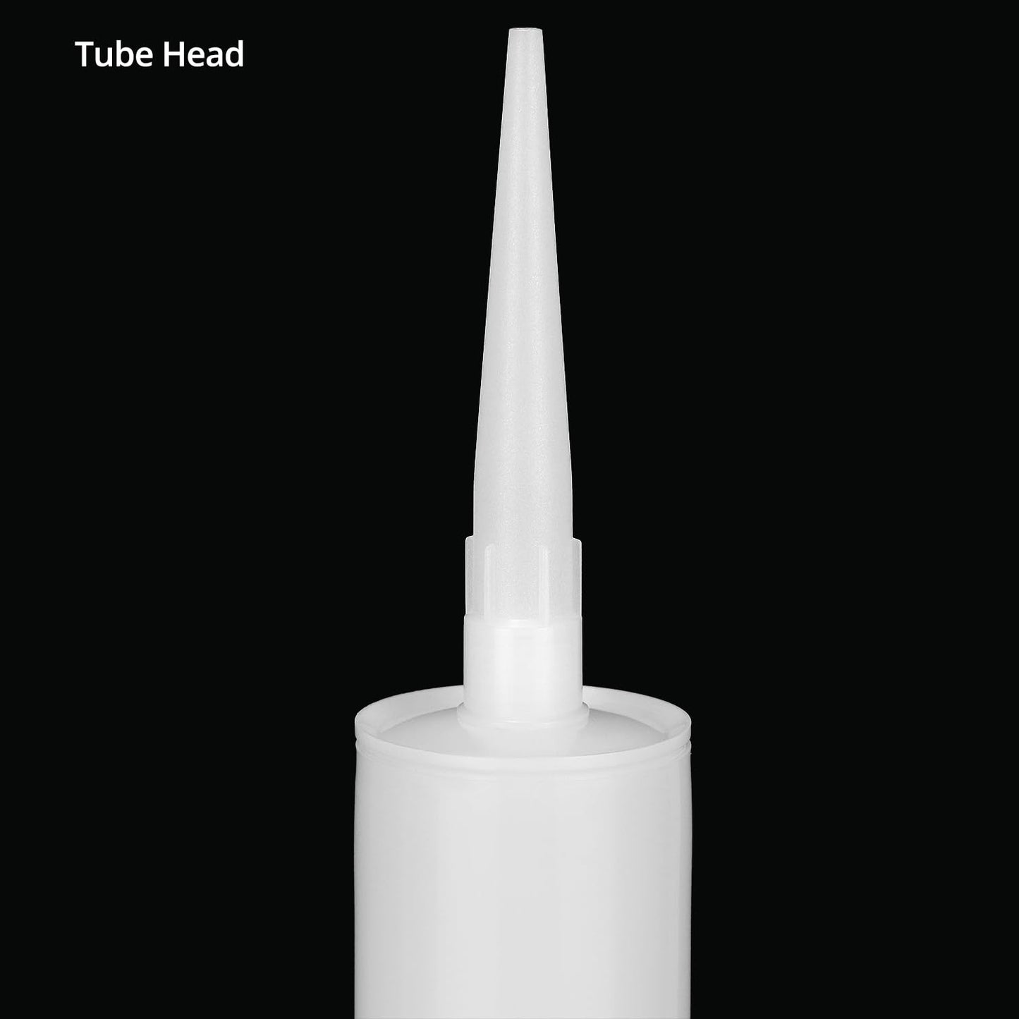 QWORK Empty Caulking Sealant Tubes - 11 Oz Capacity Each, 4 Pack Reusable Plastic, for Standard Caulking Guns