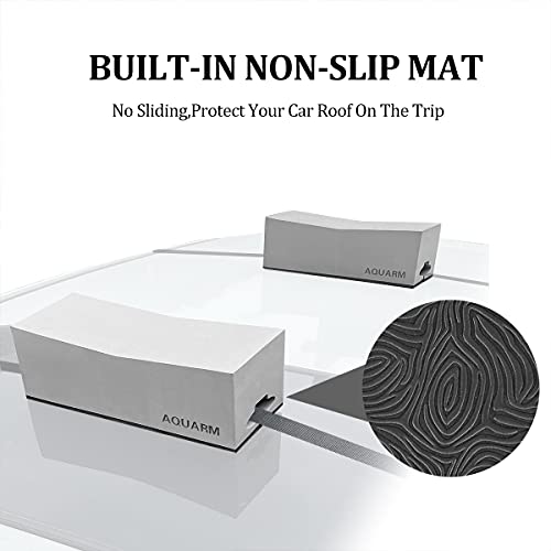 Universal Kayak Carrier Kit - Foam Blocks for Roof Racks, 12 inch