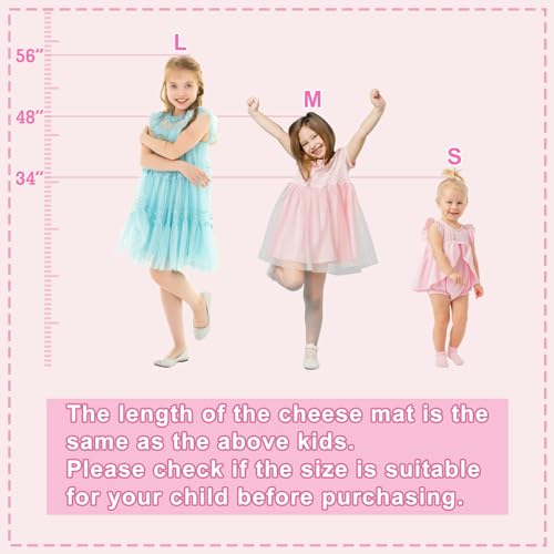 Gymnastics Cheese Wedge Mat for Kids - Purple/Pink, 56" x 28" x 15"