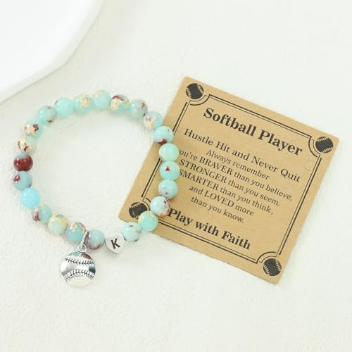 Softball Bracelet Accessories for Teen Girls - Variation A