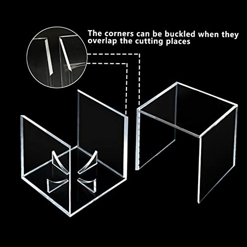 Acrylic Baseball Display Case - UV Protected Cube for Memorabilia - 2 Pack