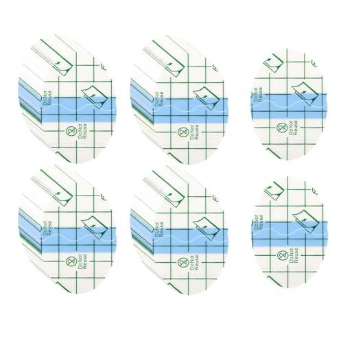 Lsenrioy 200pcs Transparent Waterproof Adhesive Bandages 1.7x2.6 Inch – Ellipse Film Dressing Tapes