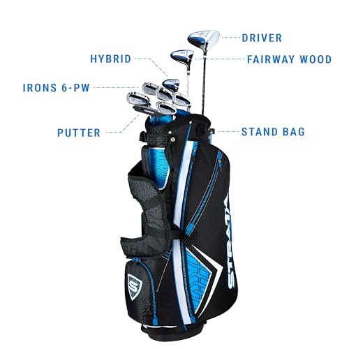 12-Piece Complete Golf Set for Men - Right-Handed Strata