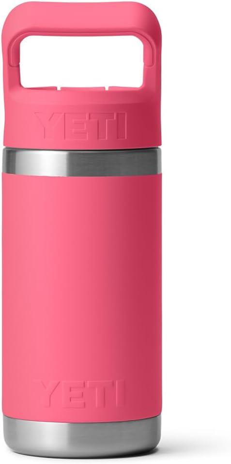 YETI Rambler Jr. Kids Bottle - 12 oz Insulated Design with Straw Cap for Easy Drinking