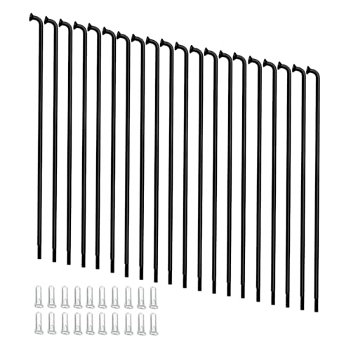 Bicycle Spokes 12G Black 128mm E-Bike Tricycle Wheel - 20pcs