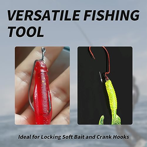 200 Pack Twist Lock Fishing Hook Centering Pins - 14mm