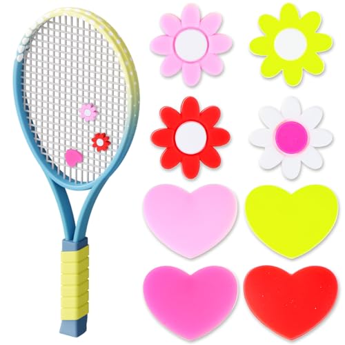 Tennis Vibration Dampeners - 8 Pcs Silicone Shock Absorbers