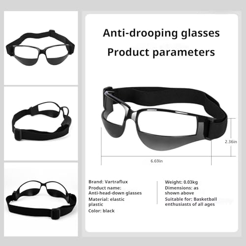 Basketball Dribbling Goggles - Training Equipment, Black