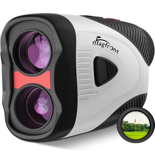 Flagfront Golf Rangefinder with Slope & Magnet, 1000Y Distance, 6X Zoom