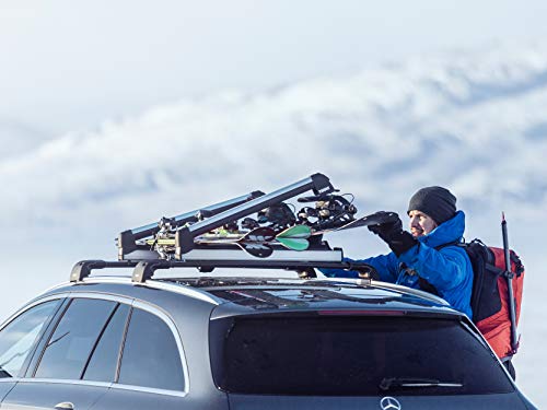 SnowPack Ski & Snowboard Rack - Large (6 Pairs/4 Boards) - Black