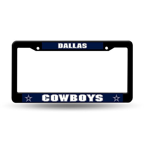 NFL Dallas Cowboys Plastic License Plate Frame - 6 x 12.25