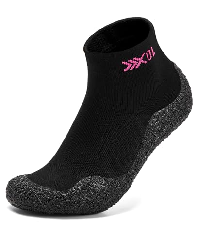 Minimalist Barefoot Training Shoes for Men & Women - Black Fuchsia 5.5 Women/4.5 Men