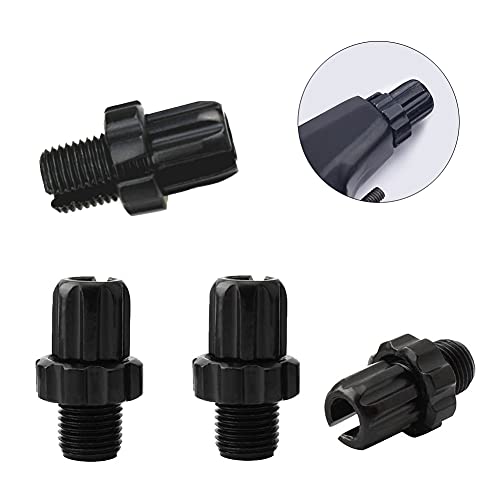 Aluminum Brake Lever Adjustment Screws - Black, 4 Pcs
