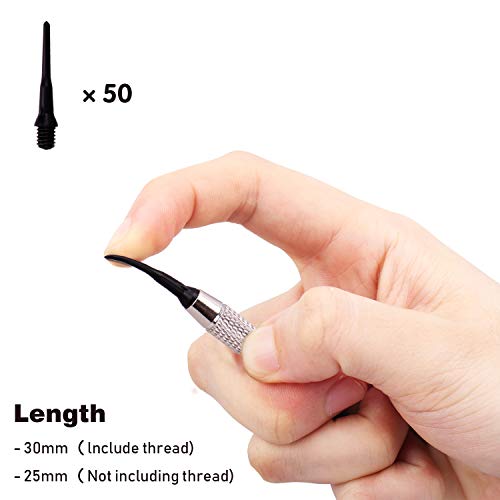 Professional Soft Tip Darts Set - 9 Pcs 18g Tungsten with Case