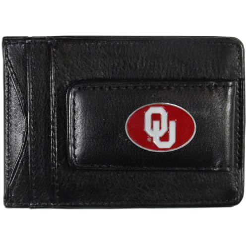 Oklahoma Sooners Leather Cash and Card Holder Wallet