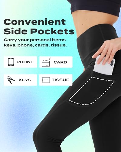 TNNZEET Capri Leggings for Women - Tummy Control High Waisted Soft
