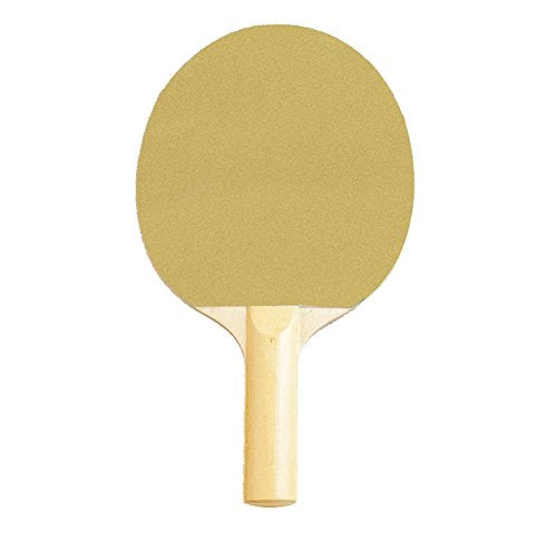 Table Tennis Paddle - 5-Ply Sand Face with Straight Handle - White