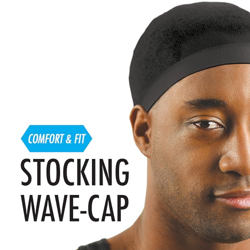 Stocking Wave Cap Set - 2PCS Skull & Wig Caps - Sky Blue