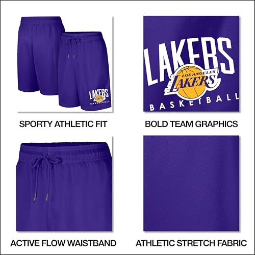 NBA Official Soft Air Mesh Basketball Shorts - New York Knicks, Size 7