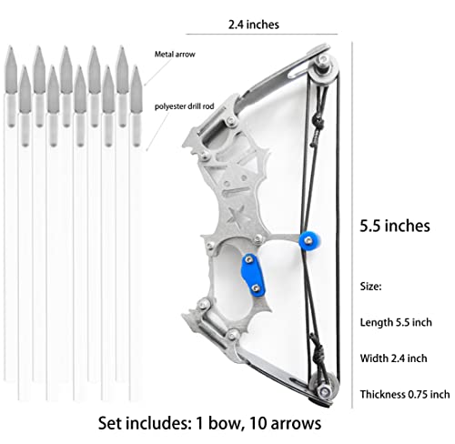 Left & Right Hand Compound Bow Set with 10 Arrows & Target