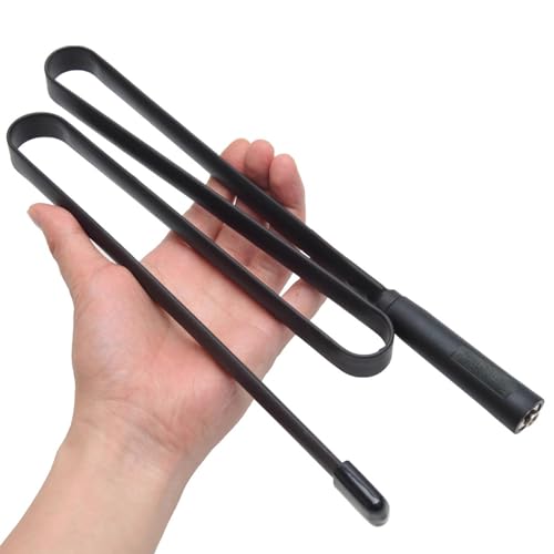 42.5-inch VHF/UHF Foldable Ham Radio Antenna for Baofeng UV-5R & More
