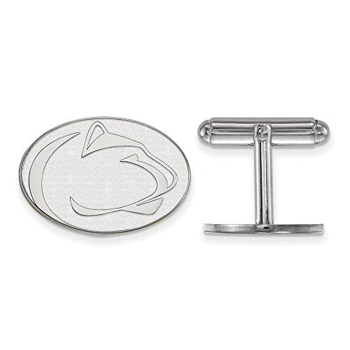 Sterling Silver Penn State Nittany Lions Logo Cuff Links