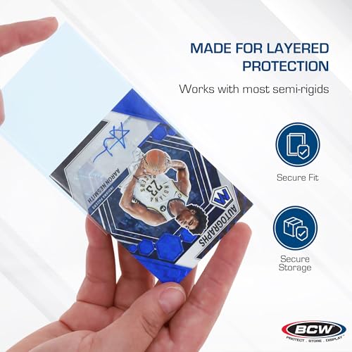 Tabbed Card Sleeves - 100 Pack for Grading PSA, BGS, SGC, CSG, HGA