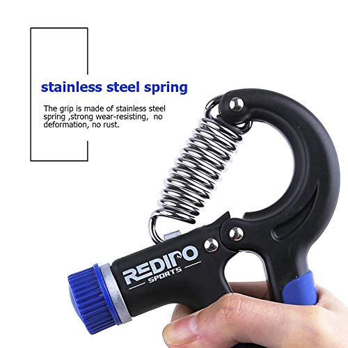 Adjustable Hand Grip Strengthener - 2 Pack Forearm Exerciser 20-90lbs