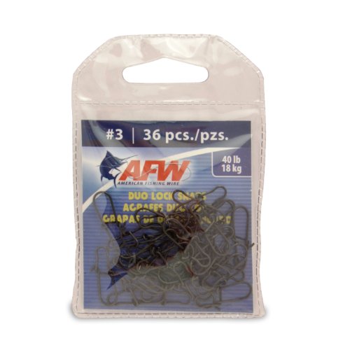 Duo Lock Snaps - 36 Pieces, 40 Pound Test, Black