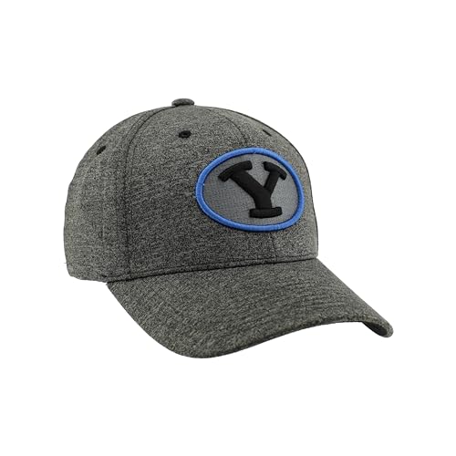 NCAA Fitted Hat - BYU Cougars - Large - Heather Gray