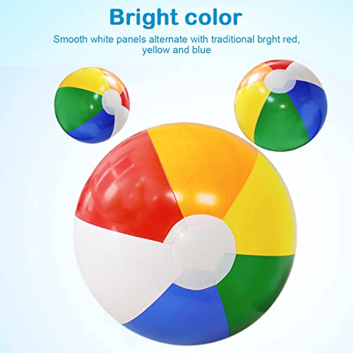 16-Inch Inflatable Beach Balls - 3 Pack for Kids