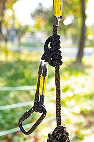 SENFU 10 Feet Tree Stand Safety Rope for Hunting, Non-Reflective Lineman's Rope