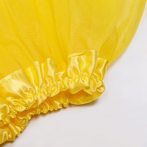 Neon Yellow Tutu Skirt for Women - One Size Tulle Costume