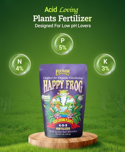 FoxFarm Happy Frog Acid Loving Plants Fertilizer - Slow Release, 4 lb, Variation 1