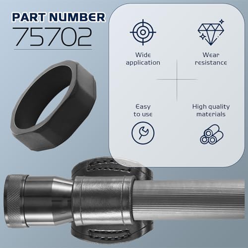 Anti-Roll Ring for 40mm Lens Flashlights - Durable Silicone