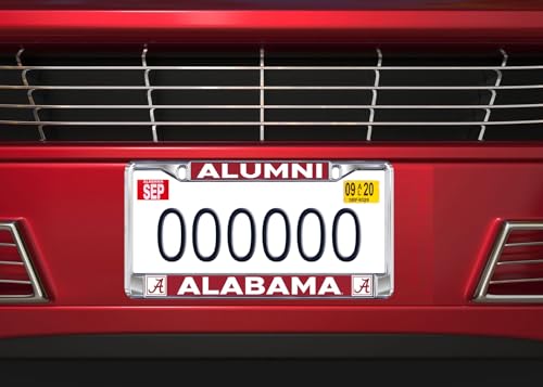 Alabama Alumni License Plate Frame - Premium Zinc Alloy Design