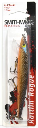 Floating Rattlin' Rogue Fishing Lure - Gold Rogue