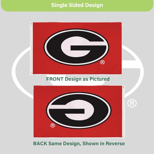 University of Georgia Flag - 3'x5' Outdoor College Banner with Grommets