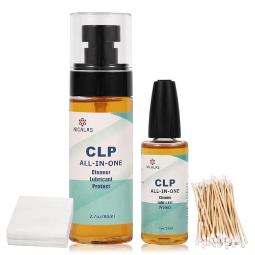 CLP Gun Cleaning Oil 3.7oz - All-in-One Maintenance Kit with Swabs & Wipes