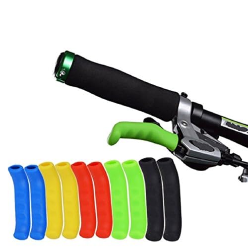 Universal Brake Lever Grip Covers - Anti-Slip Silicone - Black