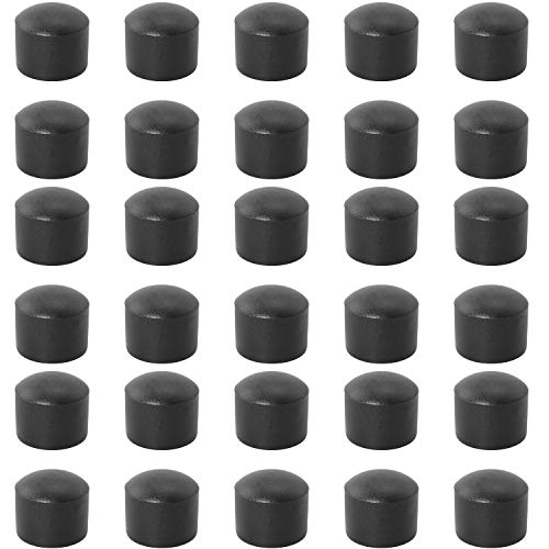 Foosball Table Rod End Caps - 30PCS Rubber Safety Caps 15.8mm