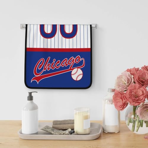 Personalized Coral Velvet Bath Towel - Chicago C