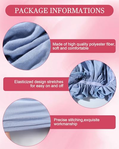Halfchet Soft Color Chemo Headwear for Women - Cancer Scarf 4 Pack