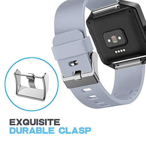 Replacement Wristband Strap for Blaze Bands - R30 Gray / Small