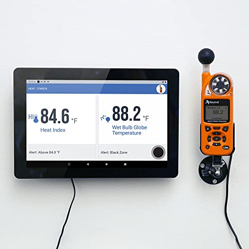 Kestrel Heat Stress Monitoring System with Wall-Mounted Tablet