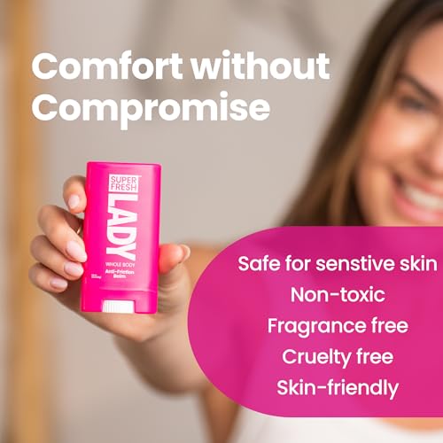 Anti-Chafing Stick for Women - Aloe & No-Mess Glide, 1.34 oz