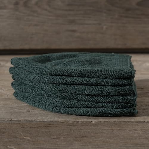 Kufi Hat for Men - Elegant Soft Muslim Cap, One Size Medium - Green