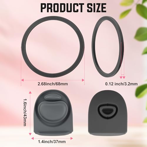 Rubber Seal Replacement Gasket Stopper Set for Owala FreeSip - Gray