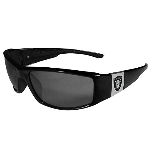 Chrome Wrap Sunglasses - Las Vegas Raiders - Black